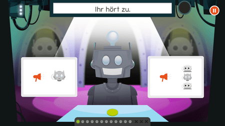 Gaming Grammar language learning mini game